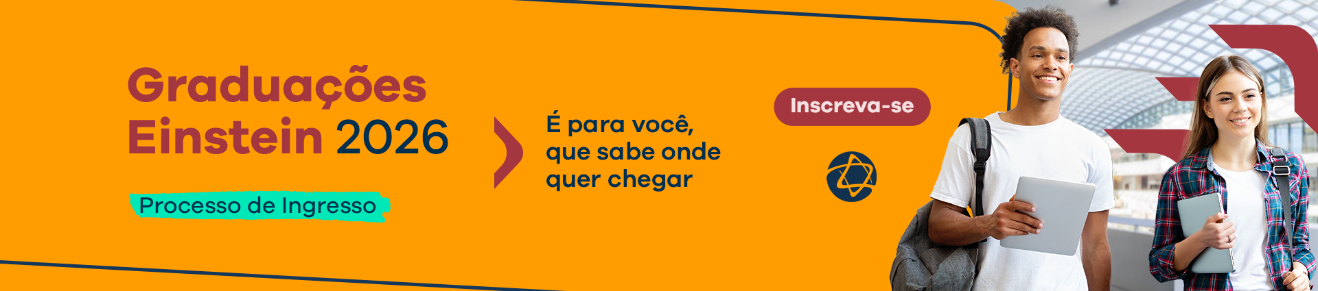 Graduação Einstein 2026 - Inscreva-se (Processo de Ingresso)